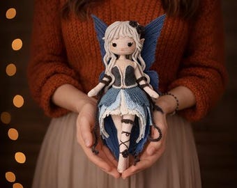 Moonlight Fairy Crochet Doll Pattern | Amigurumi PDF