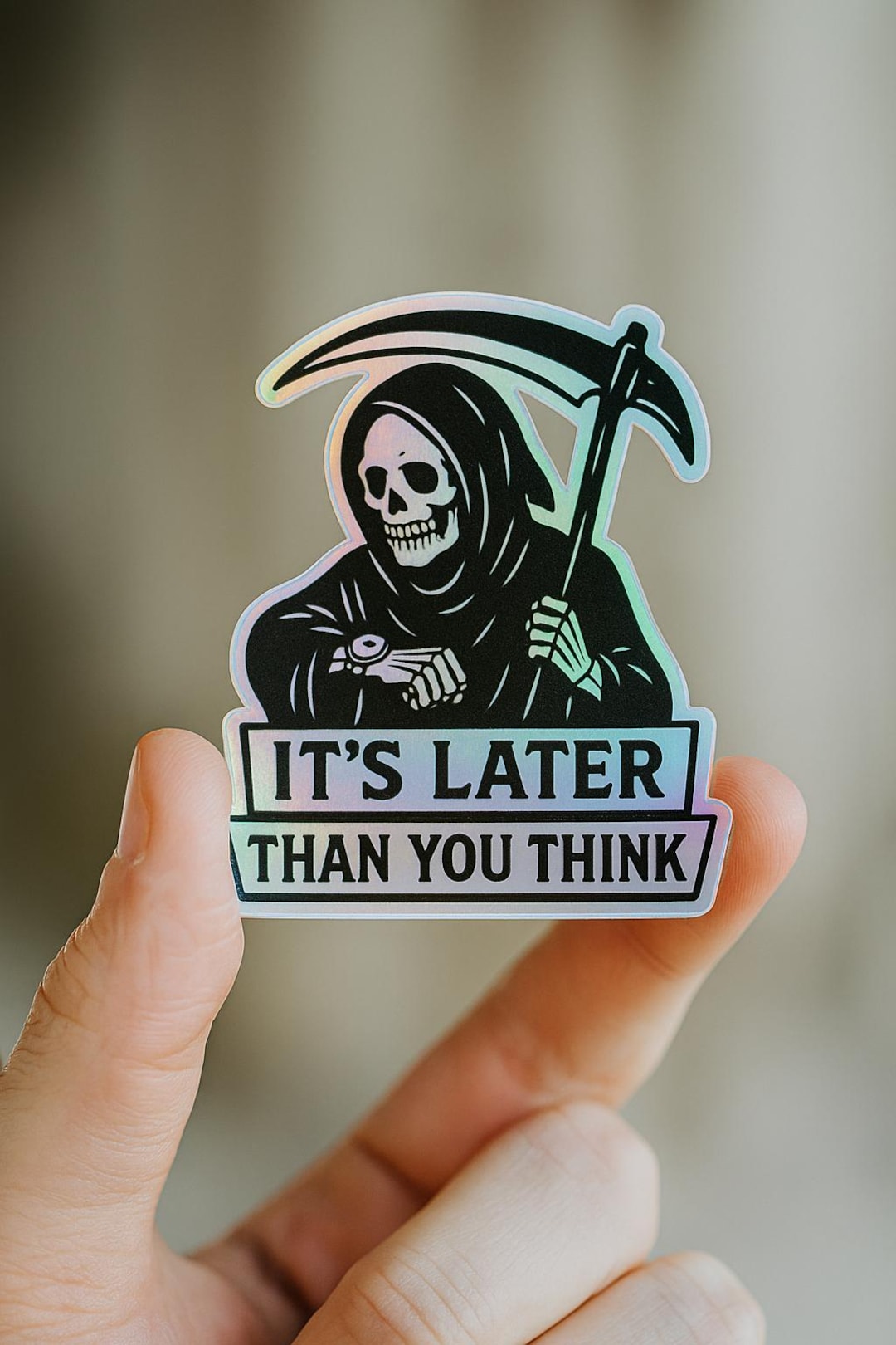 Curated visual reference: Fresh Look at Grim Reaper It S Later Than You Think Holographic Vinyl