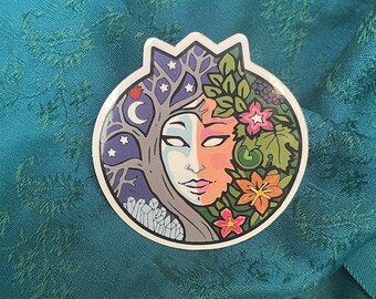 Persephone Pomegranate stickers (set of 4)