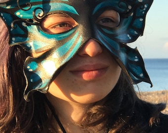 Leather Butterfly Mask