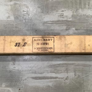 Vintage German Karl Hart Cigar Wood Press / Wooden Mold