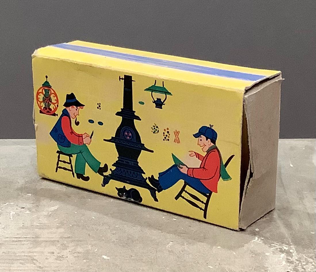 PRINCE 1964年東京オリンピックマッチボックス Vintage Ohio Blue Tip 1955 Match Box Holder / Country Store Theme