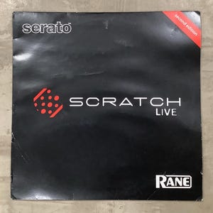 Serato Scratch Live 2e editie DJ Pro 12-inch vinylplaat, zwart Rane