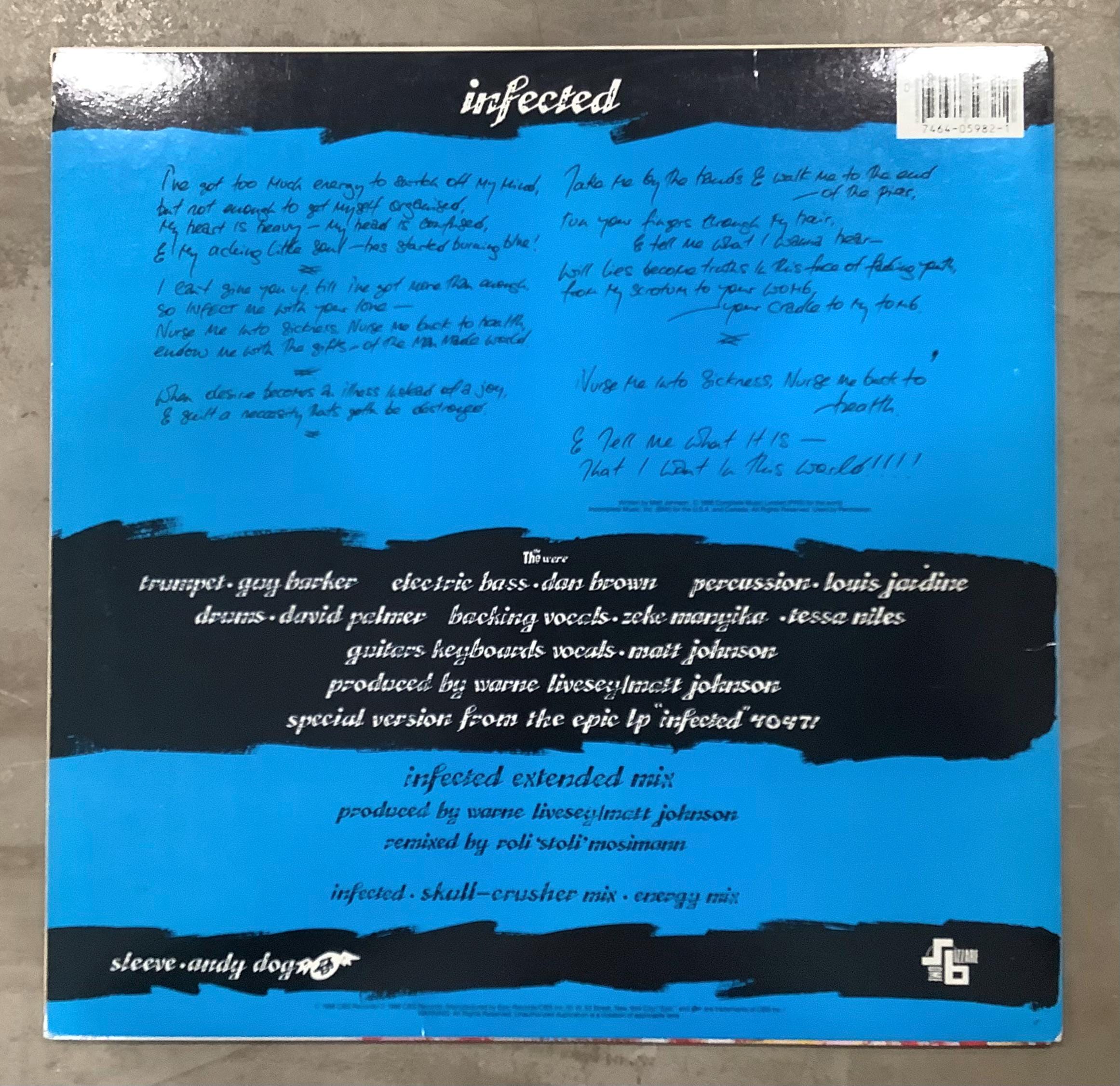 The Infected / 1986 Epic Records / レコード VG+ コンディション 