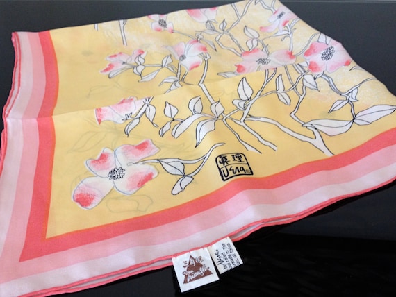 Vera Neumann Hand Printed Silk Scarf - Peoples Rep