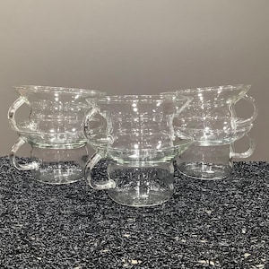 Vintage Jenaer Glas Germany Tea Hot Glasses  / Set of 6