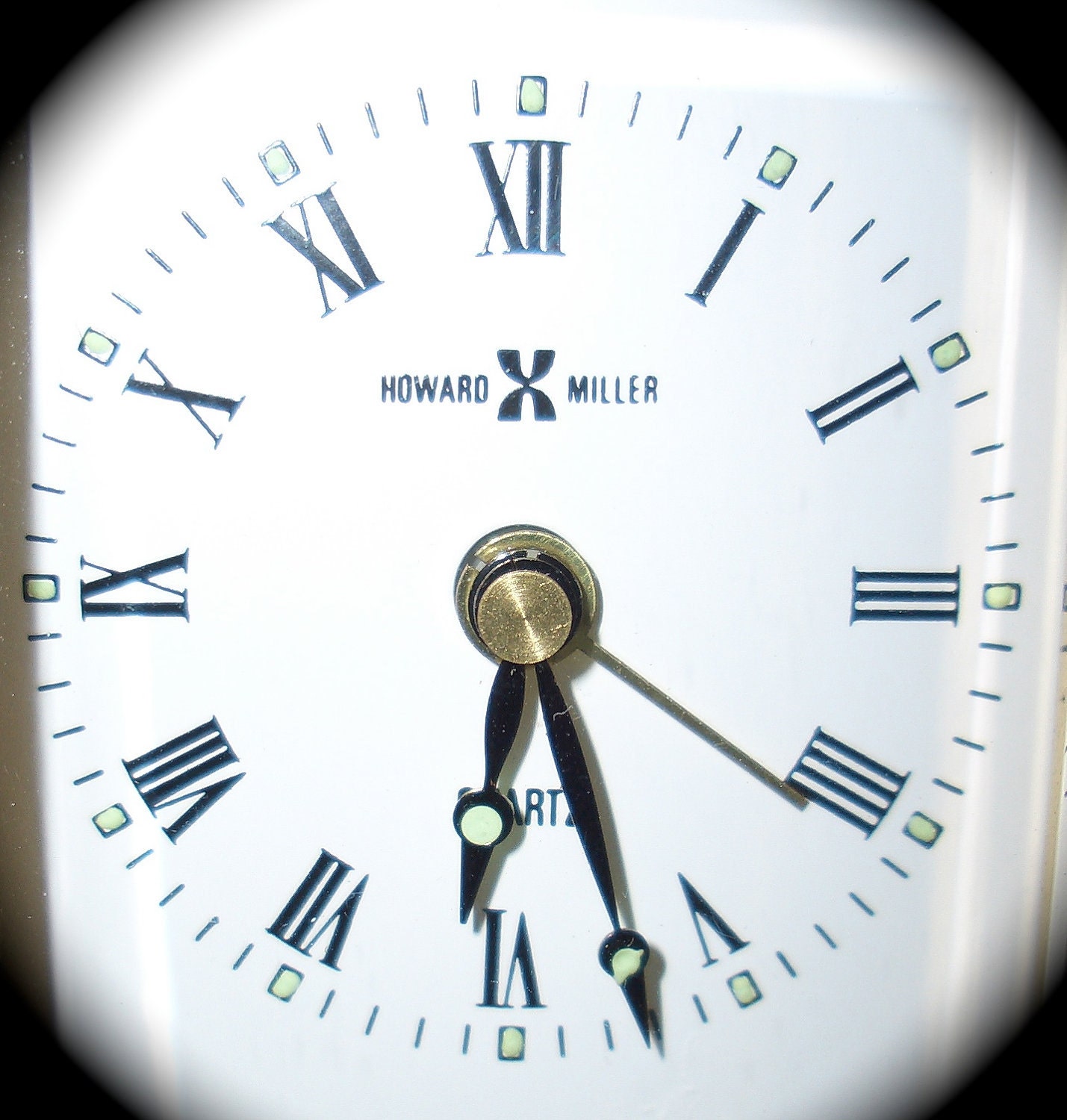 Howard Miller Small Brass Alarm Clock France Etsy