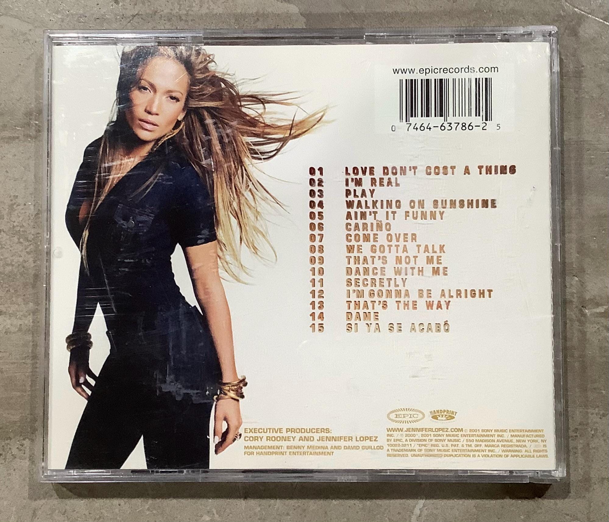 Jennifer Lopez - J.lo / 2001 Epic Records CD - Etsy