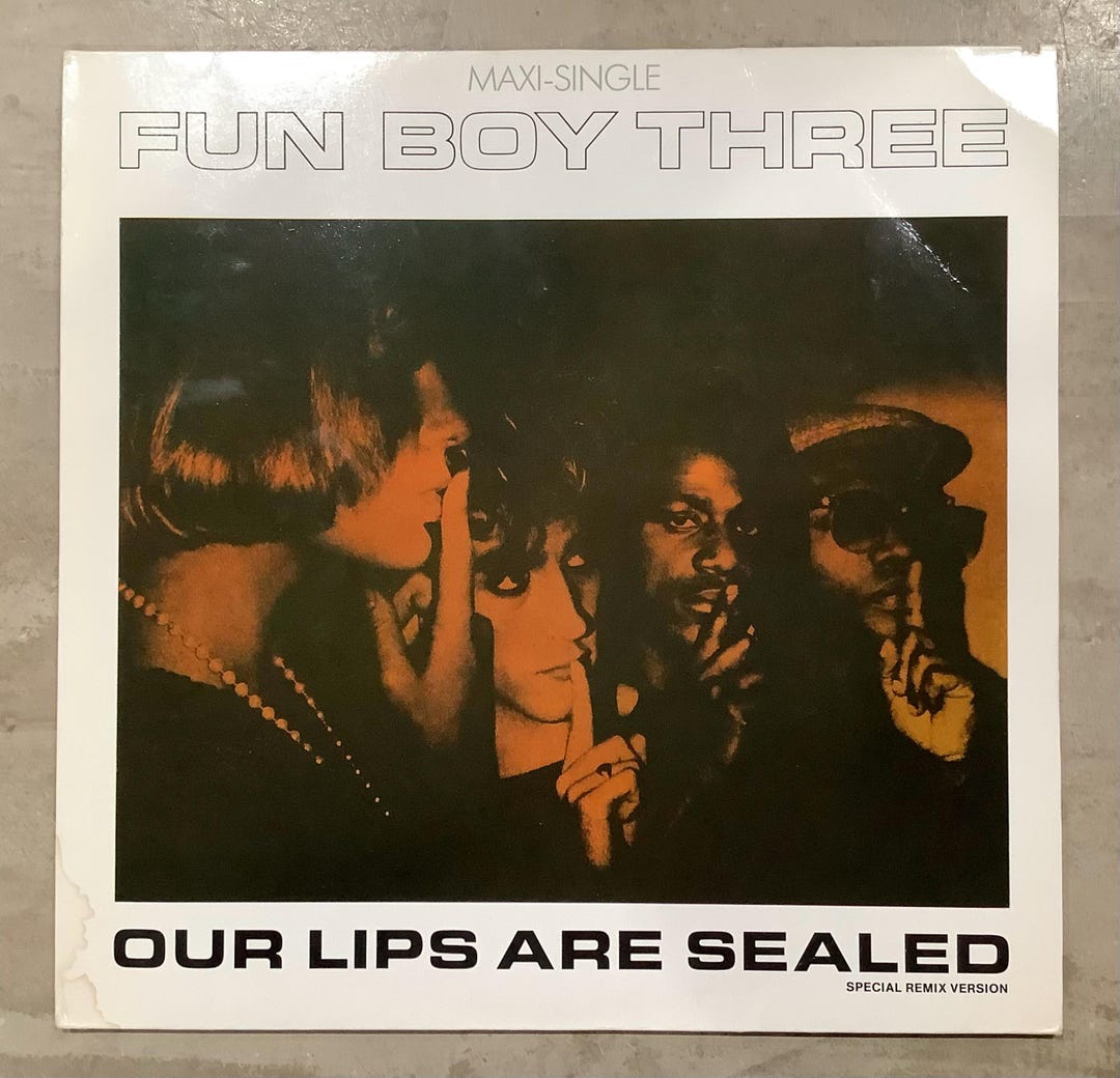 Fun Boy Three Our Lips Are Sealed (special Remix Version) 12” Record ...