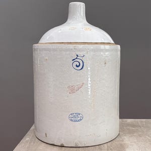 Antique 5-Gallon Red Wing Union Stoneware Shoulder Jug