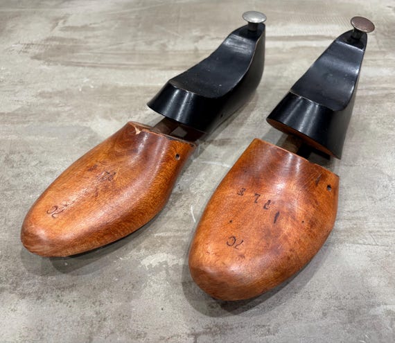 ヴィンテージ木製シューストレッチャー/靴職人用シューツリー