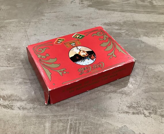 Vintage Coca-cola Double Deck Playing Cards in Tin Box - Etsy