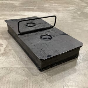 Vintage Metal Cash Box / Removable Tray