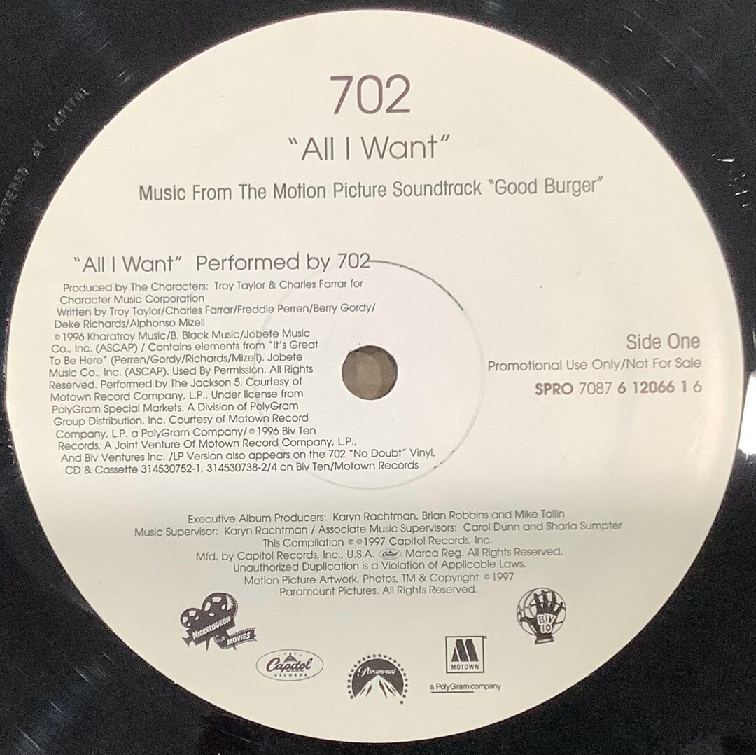 702 / George Clinton Featuring Digital Underground All I Want