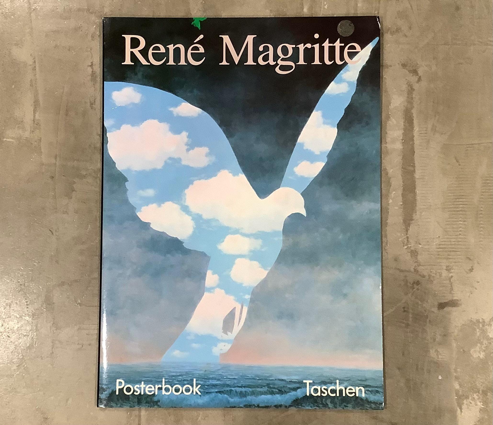Vintage 1991 René Magritte Taschen Art Posterbook / 6 Large Format