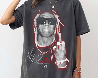 Comfort Colors Lil Wayne Middle Finger shirt Lil WAYNE Tour 2025 North America Tour Lil Wayne shirt T-Shirt Lil Wayne Merch