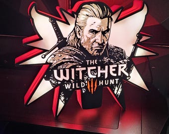 Lightbox The Witcher Geralt Of Rivia Lamp