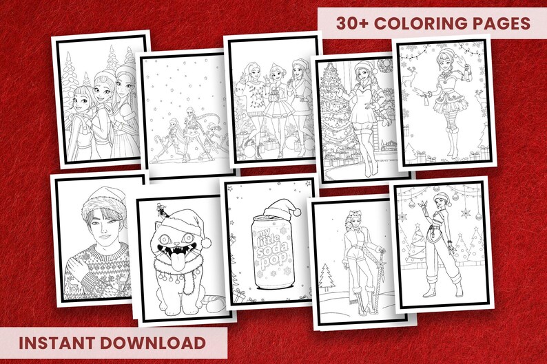 Sweat De Noël K-Kpop D-Demon H-Hunters Fille Et Garçon