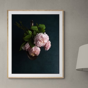 rose bedroom, botanical art print, rose wall art, romantic art print, girls room decor, floral living room decor, romantic girly decor