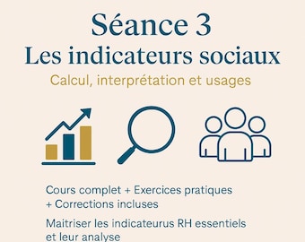 Social Management Control – Session 3: Social Indicators | PDF and PowerPoint Course | HR KPIs, dashboards and social analysis