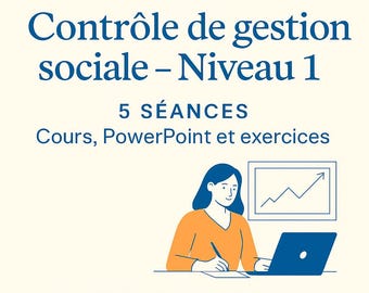 Complete Package – Social Management Control | Sessions 1 to 5 | PDF and PowerPoint | HR Indicators, Payroll, Dashboard and Analysis