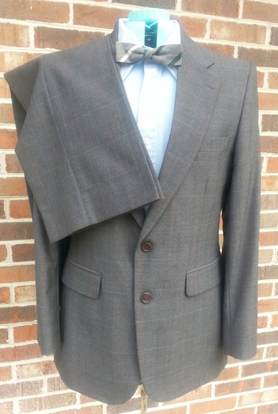 Vintage 1980s Men's Towncraft 2 Piece Suit Two But