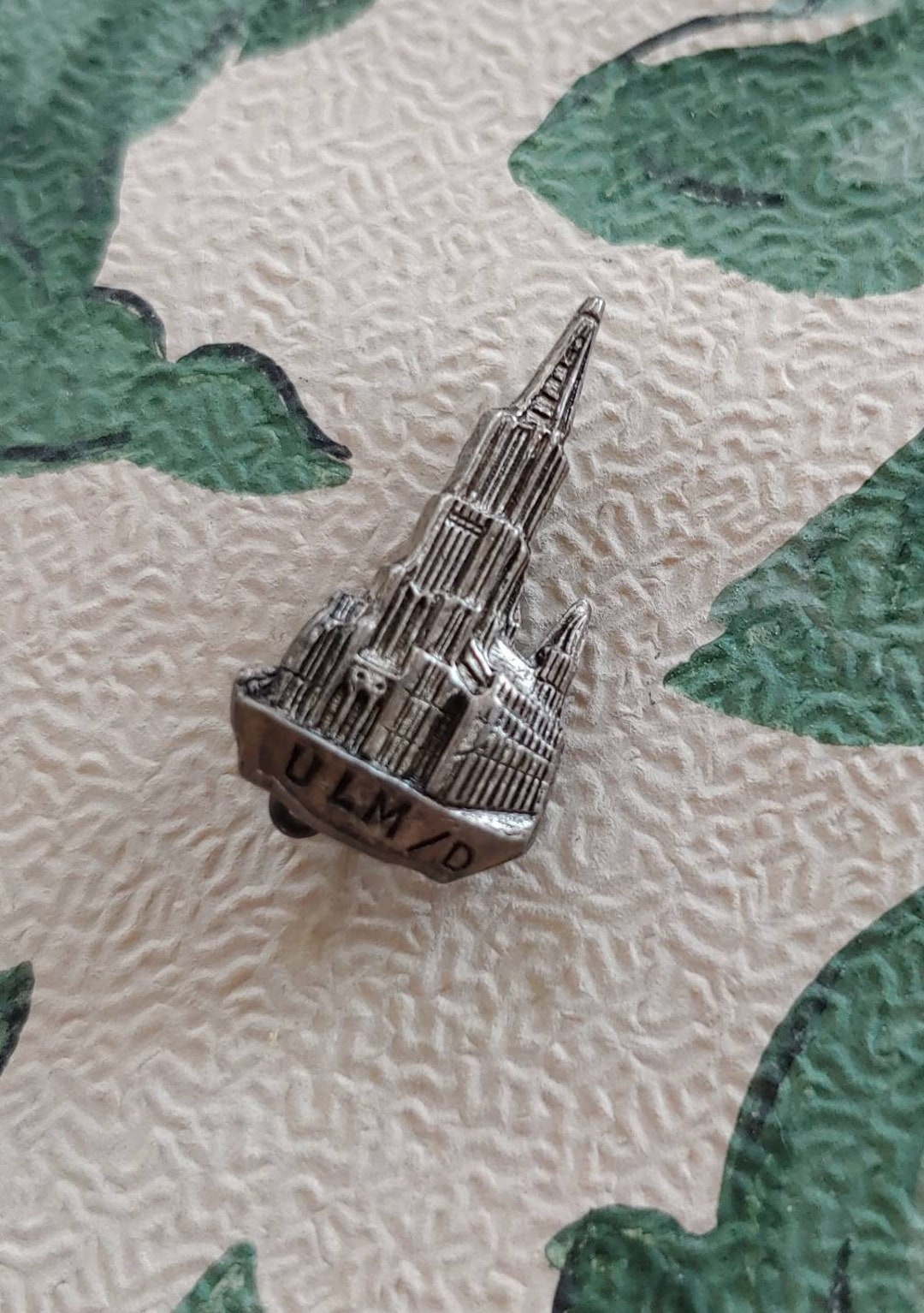 Vintage 1950s Ulm Minster Ulmer Munster Souvenir Pin Germany Retro ...
