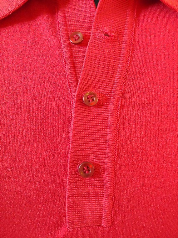 Vintage 1970s Andhurst Men's Long Sleeve Polo Lig… - image 5