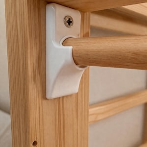 Vorhanghalterung für IKEA KURA – passend für Holzstangen Ø 12mm, 15 mm, 18 mm & 20 mm