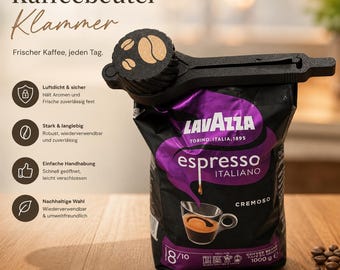 Kaffeebohnen-verschluss für Tüten