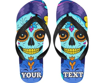 Flip Flops Women's Personalized Gift Text