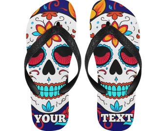 Flip Flops Women's Personalized Gift Text