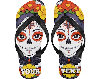 Flip Flops Women's Personalized Gift Text
