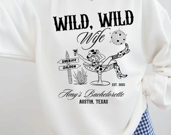Wild West Bachelorette Sweatshirt: Cowgirl Bride Crew - Nashville Outfit