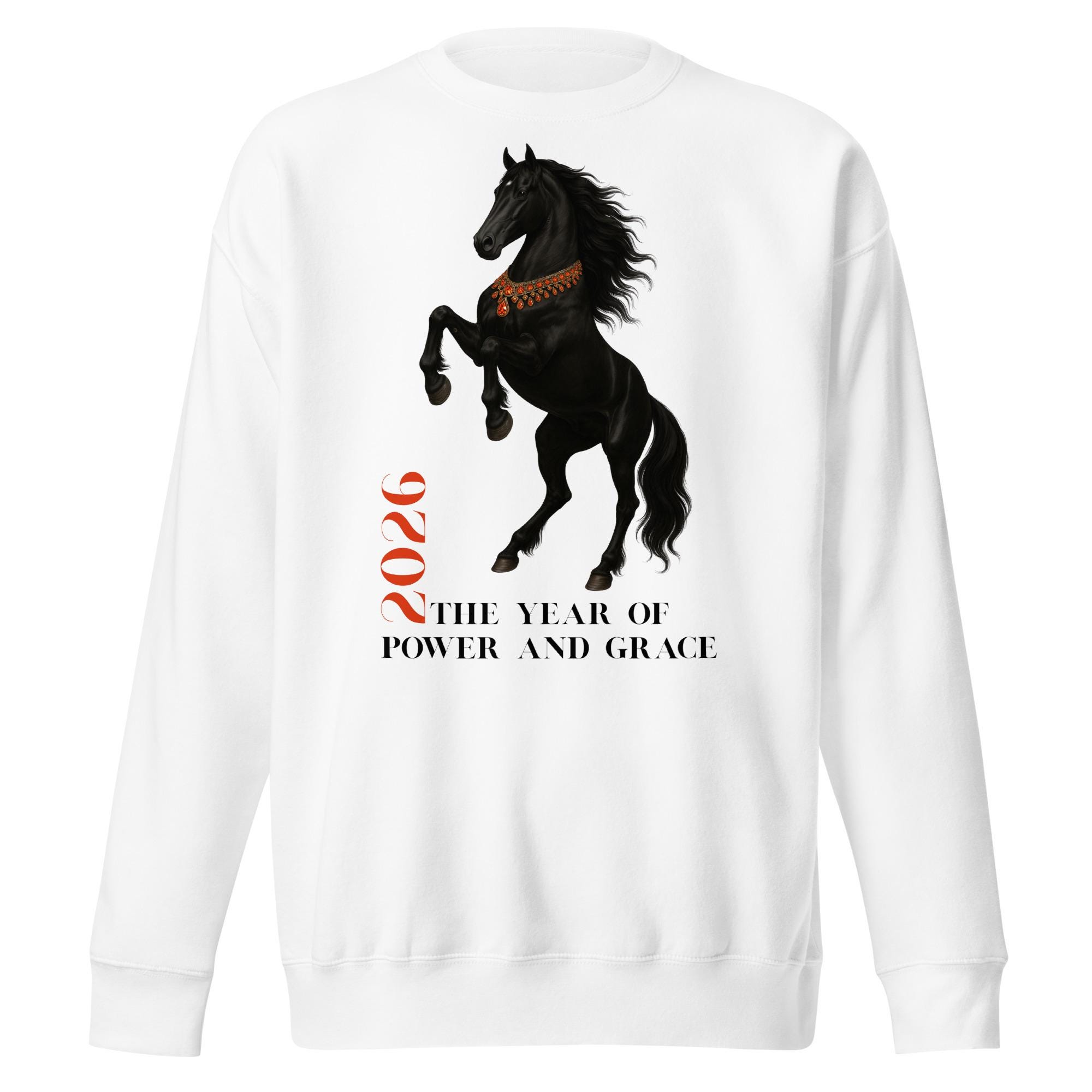 2026 Year of the Horse Sweatshirt: Unisex Symbolic Pullover - Etsy