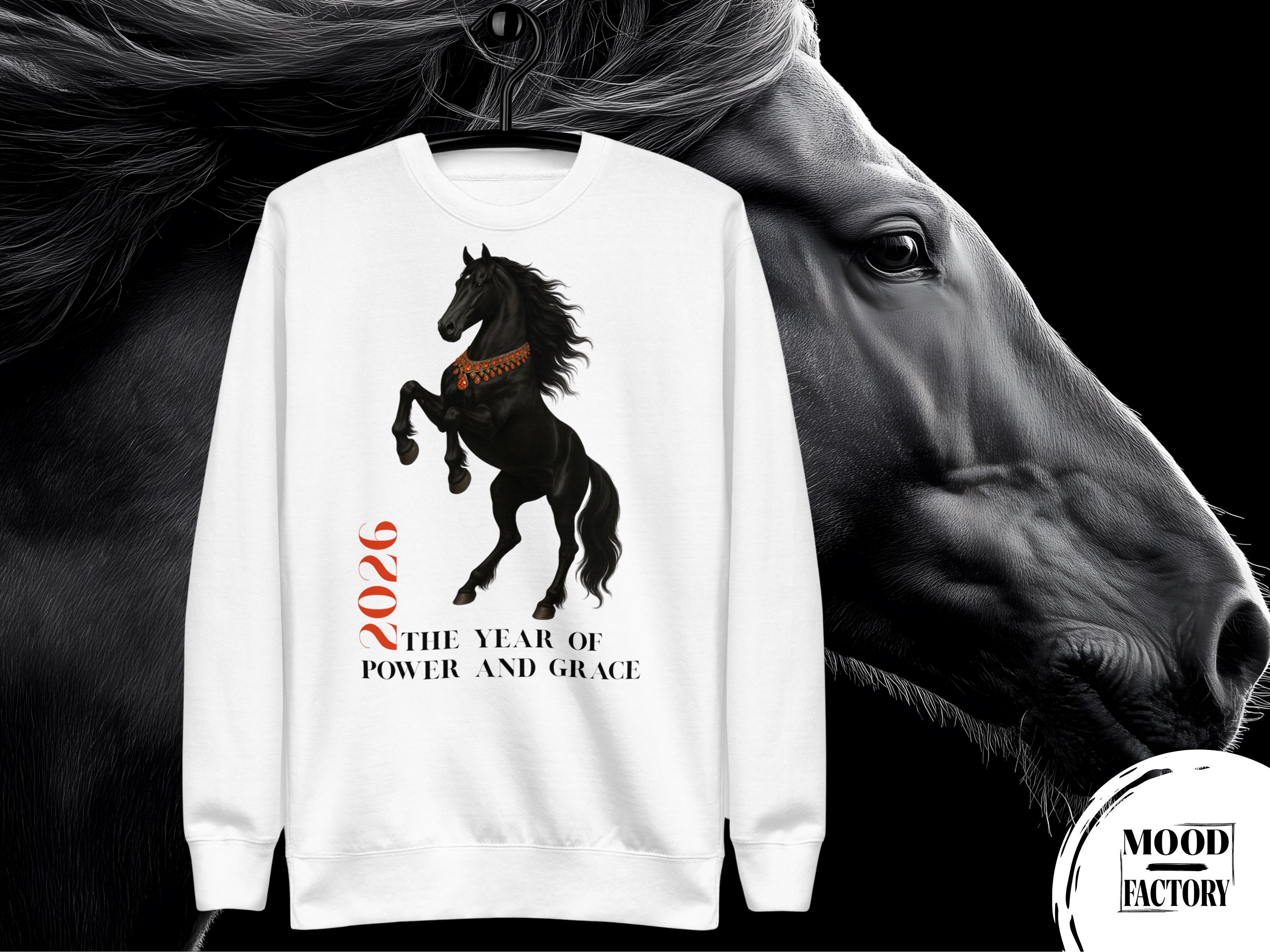 2026 Year of the Horse Sweatshirt: Unisex Symbolic Pullover - Etsy