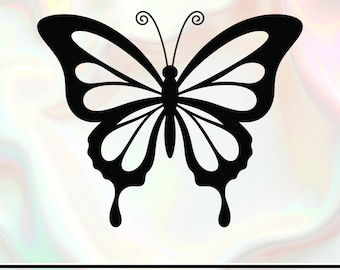 Simple Butterfly Svg Png: Cut Ready Digital Design For Cricut Silhouette