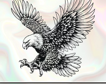 Eagle SVG | JPG PNG | Eagle Download | Flying Eagle | Eagle Art | Instant Download | Sublimation | Cricut svg | T-shirt Design | Eagle Logo