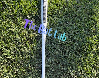 Icon Inspired Plastic Baseball Bat – Custom White Bat – Backyard Game Bat – Youth Gift