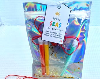 Sand Art Necklace Kit, Summer Craft, End of School Favor