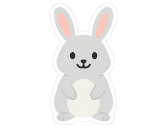 Kawaii Bunny Vinyl Sticker | Cute Rabbit Decal