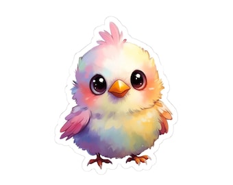 Kawaii Cartoon Bird Sticker