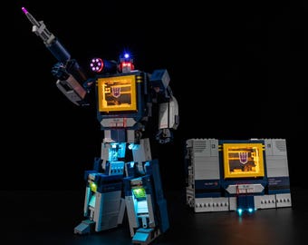 LED Light Kit Compatible with Lego Soundwave 10358 Brick Model