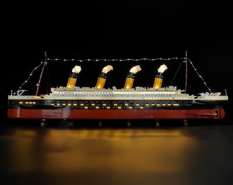 Kit de iluminación LED para LEGO® Titanic 10294, mejora de exhibición DIY