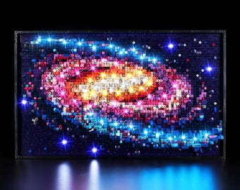 LED Light Kit for 31212 Galaxies | Lighting for LEGO Art Series|Upgrade Brick Display