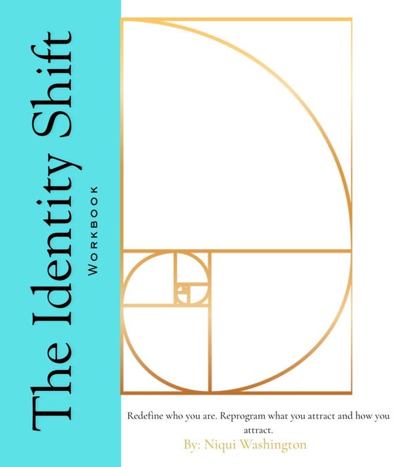 The Identity Shift Workbook | Redefine Who You Are & Reprogram What You Attract | Subconscious Mind Recode Guide