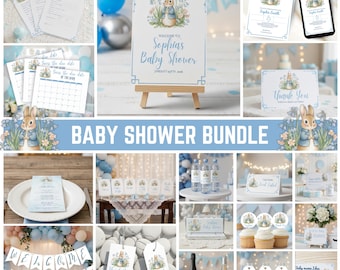 Peter Rabbit-decorbundel babyshower (digitale download)