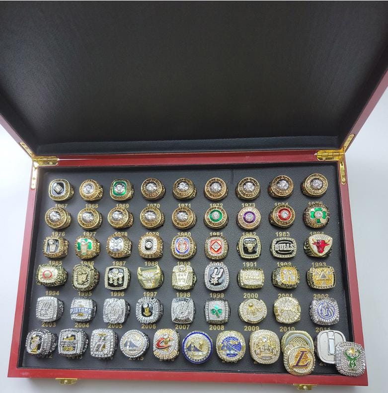 シカゴブルズ チャンピオンリング 25号 6個セット Nba champion rings - Etsy 日本