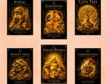 Feng Shui Oracle Deck | Abundance, Protection, Prosperity Symbols (Digital Download)