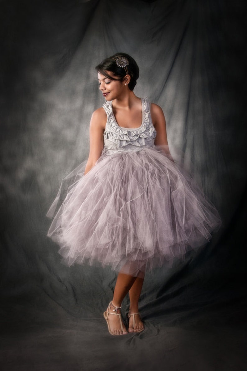 Adult Tutu Skirt Grey Tutu Skirt Adult Formal Tutu. Custom Etsy